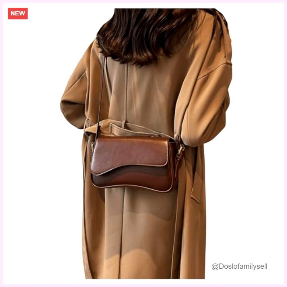 Faux Leather Shoulder Bag with Removable Strap Hobo Crossbody Clutch - Picture 6 of 7
